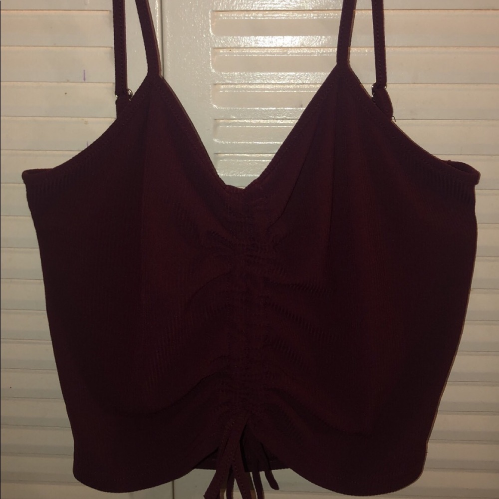 Maroon tank top